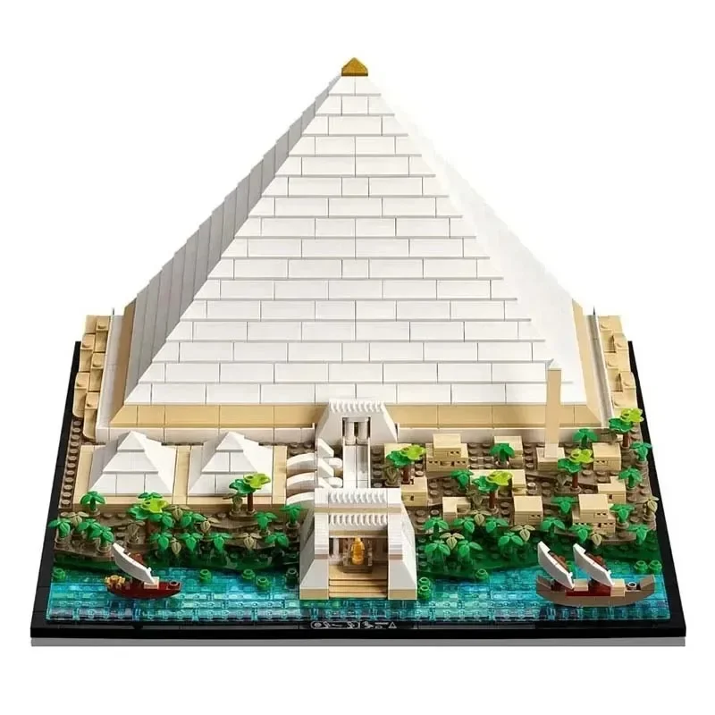 

New 1476PCS Great Pyramid of Giza Building Set, Christmas Gift for Kids Adults, DIY Egypt Pyramid Model, Compatible with 21058