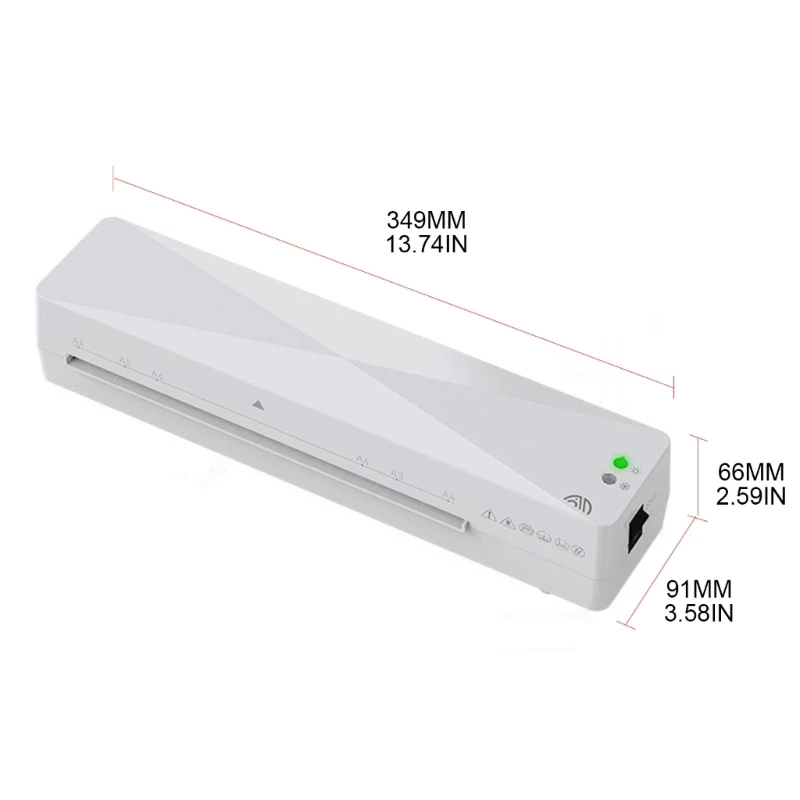 A4เครื่องเคลือบสำหรับใช้2นาที Warm-Up-เวลาสำหรับ Office Home School