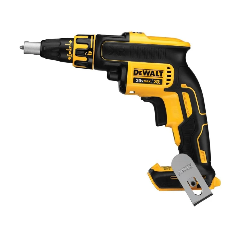 DEWALT DCF620 20V MAX Brushless Drywall Screwgun 4,400 RPM LED Light Efficient Performance Nail Gun Power Tool Bare Tool Only