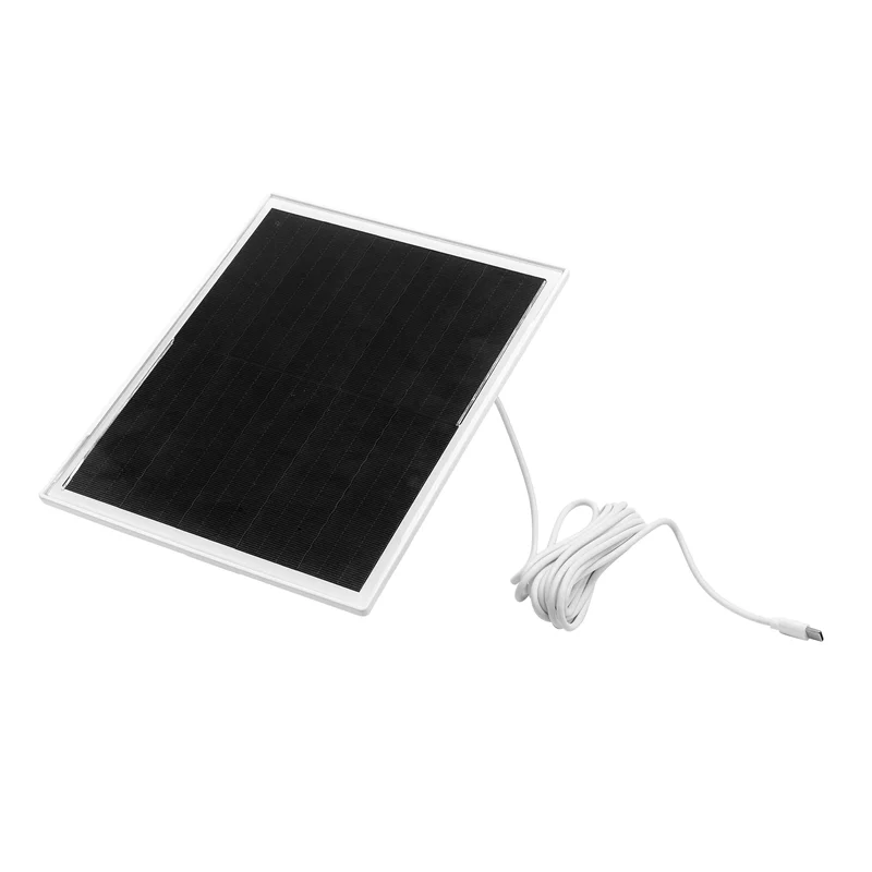 AT48-Shingled Monocrystalline Silicon 10W Solar Panel 5V Photovoltaic Charging Panel Power Generation Panel 10W Battery Panel