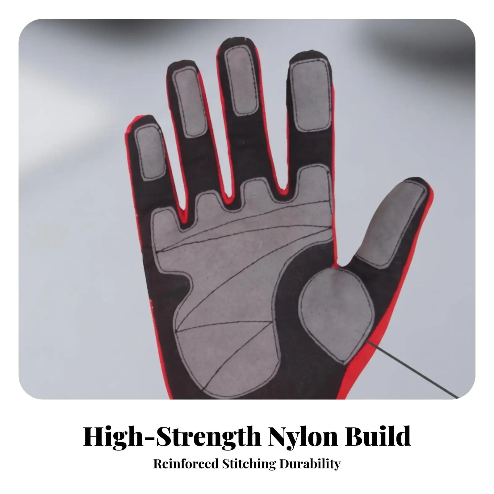 adult-biking-gloves-full-finger-nylon-racing-style-long-cuff-cushioned-palm-non-slip-grip-for-motorcycle-ride