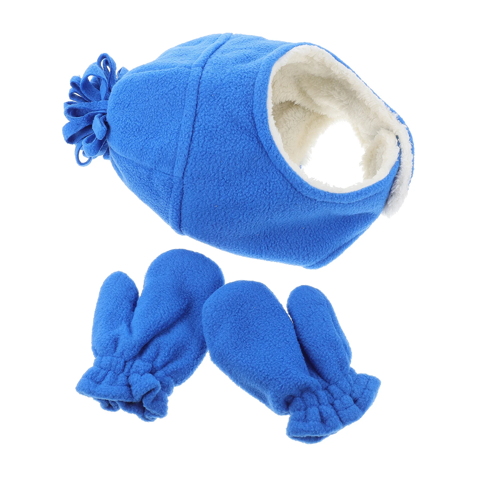 1 conjunto de chapéu caçador de aba de orelha elástico inverno quente chapéu e luvas de neve conjunto proteção contra clima frio