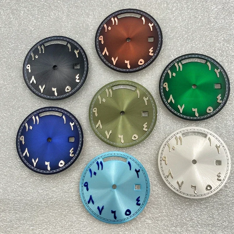 Customized KERLA 31mm Dial Modification Literally East A-character Dial Non-luminous Fitting 8285 Movement Watch Accessories