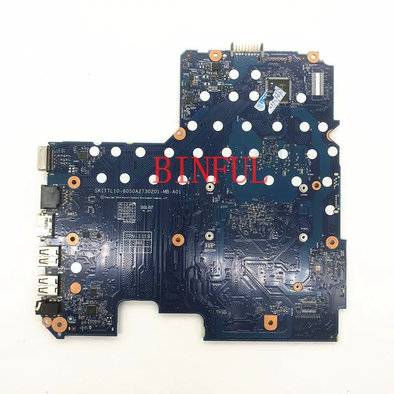 814050-001 814050-501 814050-601 For HP 14-AC Laptop Motherboard With SR29H N3050 CPU 6050A2730201-MB-A01 100% Fully Tested Good