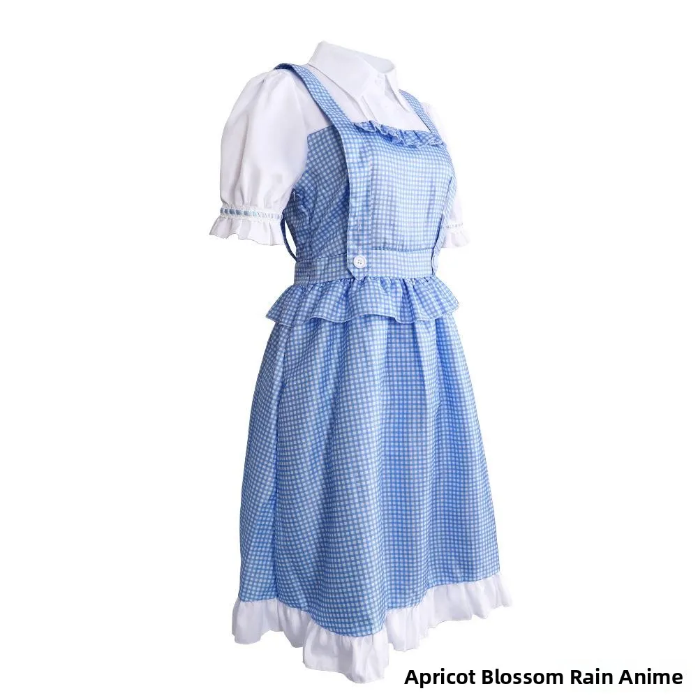

loween Fifth Personali Little Girl Dorothy Cosplay Clothing Set Lolita Performance Star Skirt Suit Traditional Chinese C...