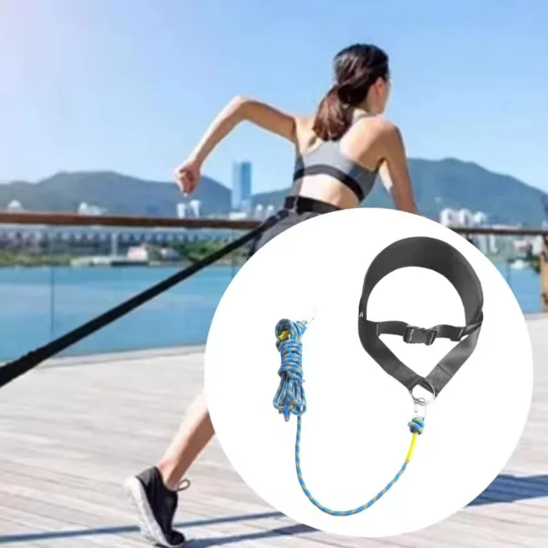 Belt for Pulling Weight Sled Pulling Strap Portable Workout Fitness Resistance Belt Sled Training Waist Belt for Sports Tires