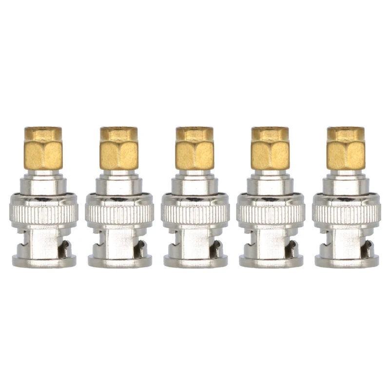 SMA ذكر إلى BNC ذكر محول لاسلكي موصل هوائي لنقل الإشارات المستقرة 1 قطعة  5 قطعة  10 قطعة