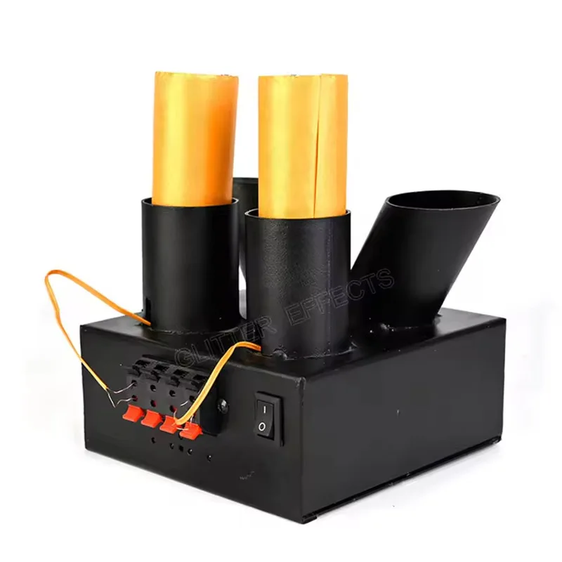 Stage Cold Fountain Wedding Remote Control 4 Heads Stage Effect Machine