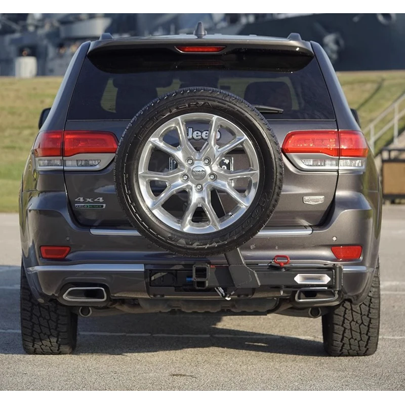 Trailer bar spare tire rack universal square mouth spare tire rack single wheel / double wheel bracket 14-20 inch spare tire rac