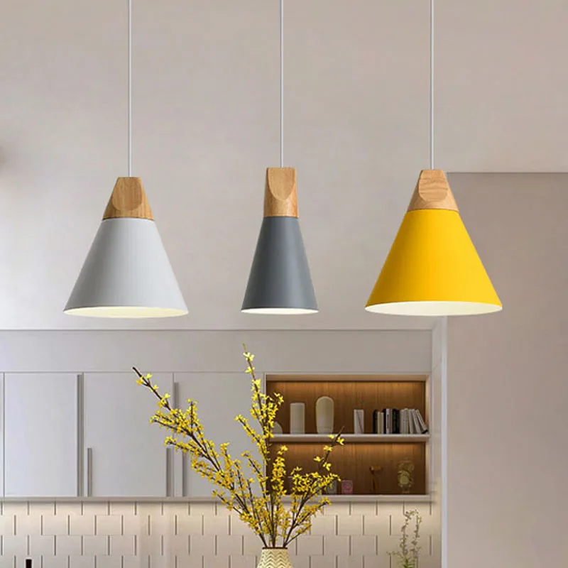 Internet Celebrity Driekoppige Familie Led Kroonluchter Licht Luxe Minimalistische Mode Lamp