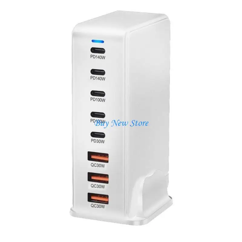 

20ce 600W USB C Desktop Carder 8 Port Quick Arack Hub с 5 USB C и 3 USB A для домашнего офиса.