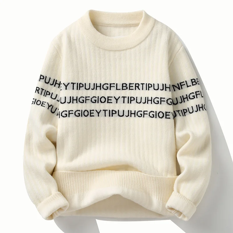 Casual Pullovers Male Sweater For Men Men's Clothing Spring Men's Sweat-shirt Streetwear Knit Autumn Fashion Hombre Warm Solid