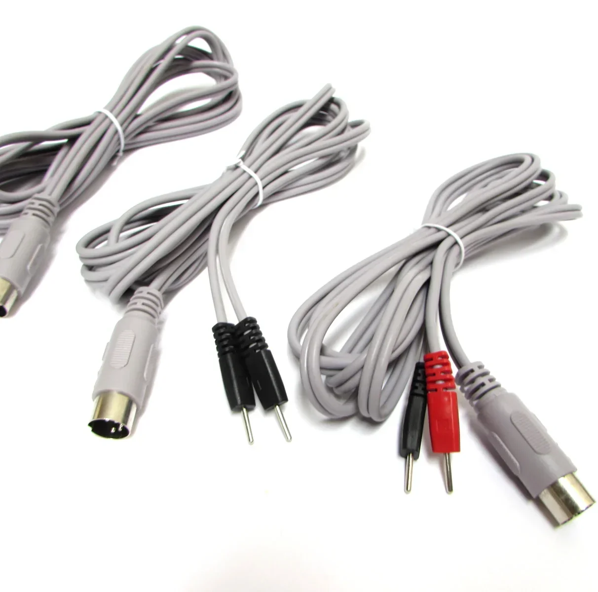 5pcs 5pin EMS Muscle Stimulator Cable Electrode Stimulation Weight Loss Device Tens Body Slimming Machine Pad Wire
