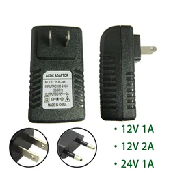 PoE Power Supply 12V 24V 1A 2A POE Injector Wall Plug Adapter Switch Power Supply Adapter Wireless Ethernet US/EU Plug