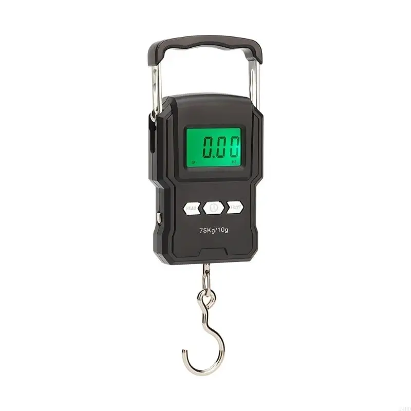 

75kg Handheld Digital Hanging Fishing Scale With Backlight Display For Accurate Weight Measurement In Outdoor Fishing 24BD