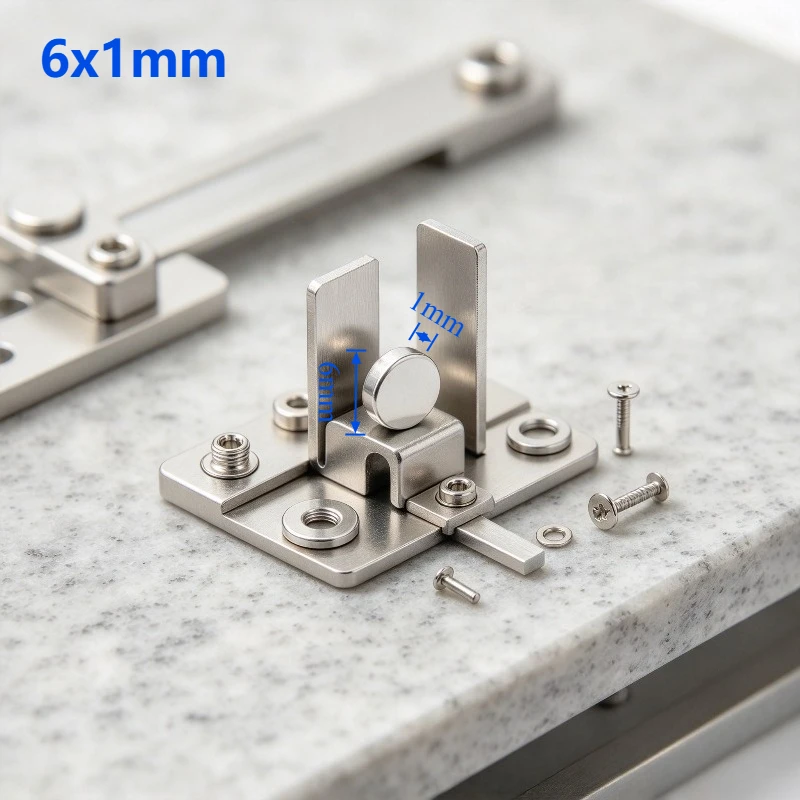 6x1mm N35 Round Disc Neodymium Magnet for Refrigerator Office DIY Crafts 6*1mm