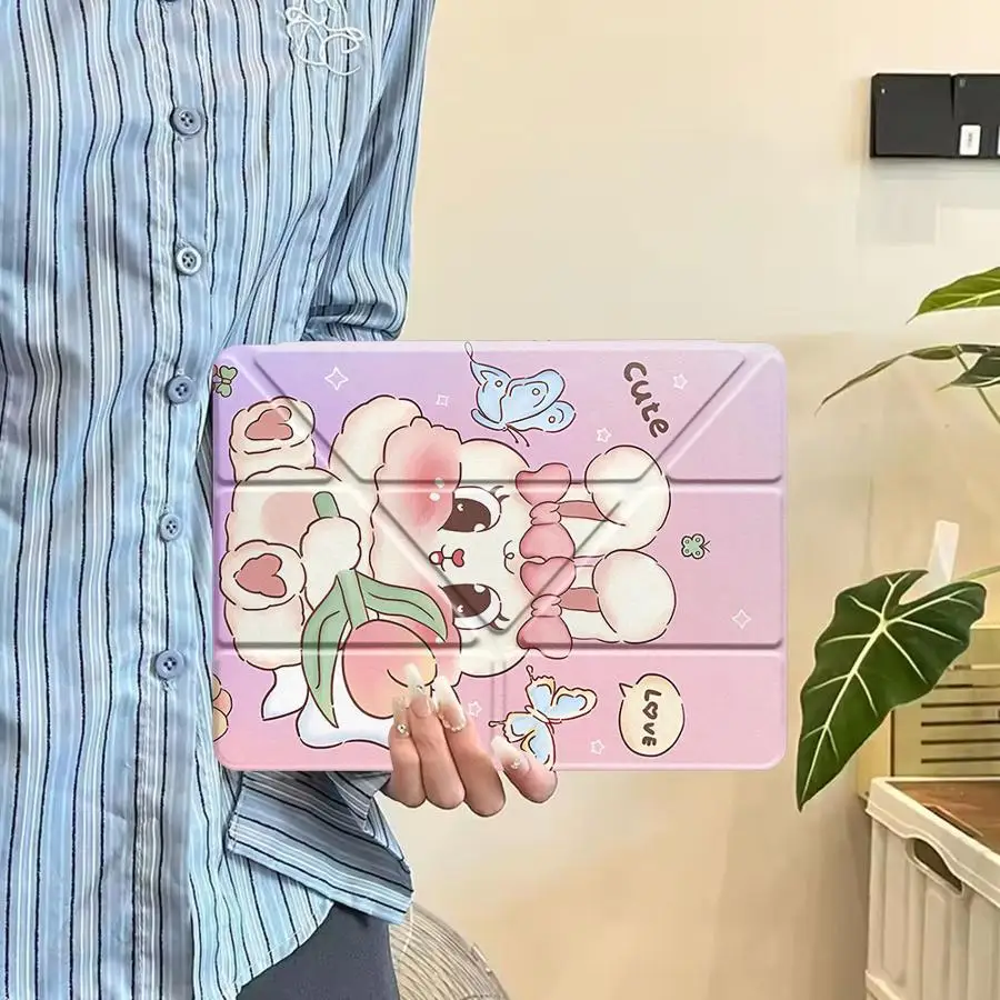 capa-suporte-tulip-bunny-para-ipad-air-4-5-m3-m2-1-2-m4-11-polegadas-pro-11ª-10ª-9ª-8ª-7ª-129-polegadas-mini-6-7-pro-2025