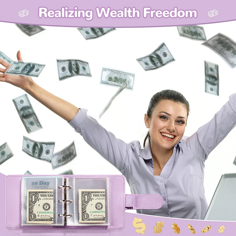 Reusable Envelopes For Money Saving Challenge 30 Day Envelope Challenge Savings Bags