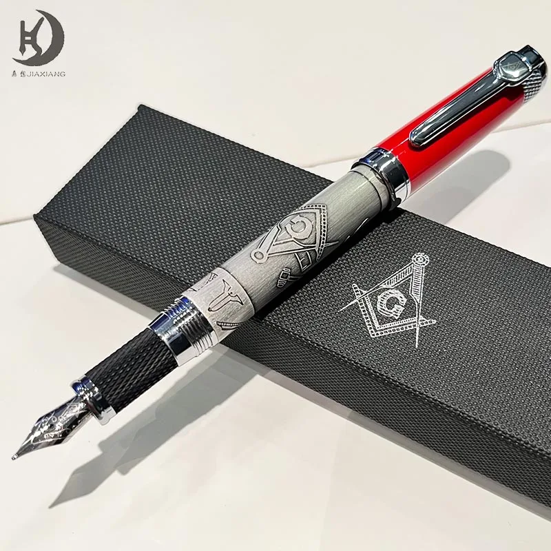Treasure Gurus Eastern Star Masonic Hochwertiger Schwerer Füllfederhalter mit Geschenkbox-Set – Detail 4