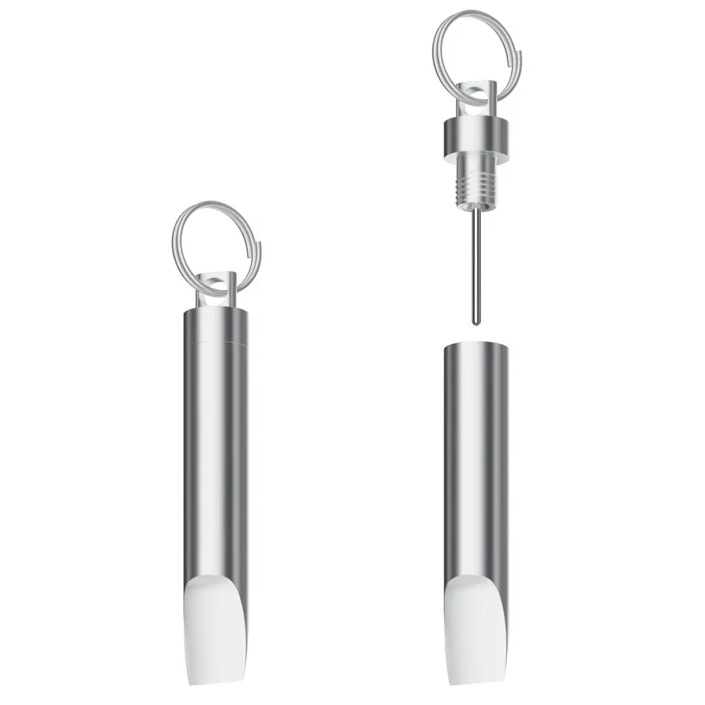 2 in 1 SIM Card Ejector Pin Keychain Mini SIM Card Tray Removal Tool Aluminum Alloy Durable Box Parcel Opener Daily Use