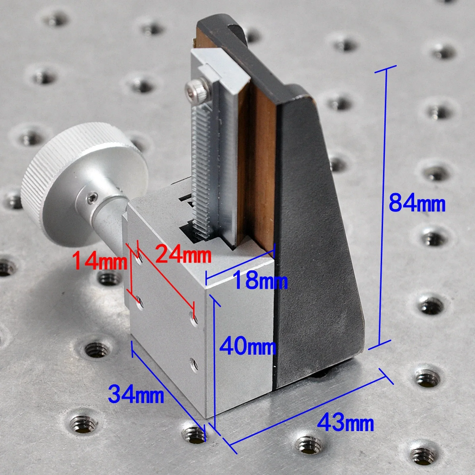 Z-axis Manual Precision Lifting Fine-tuning Displacement Adjustment Table Copper 34*40mm