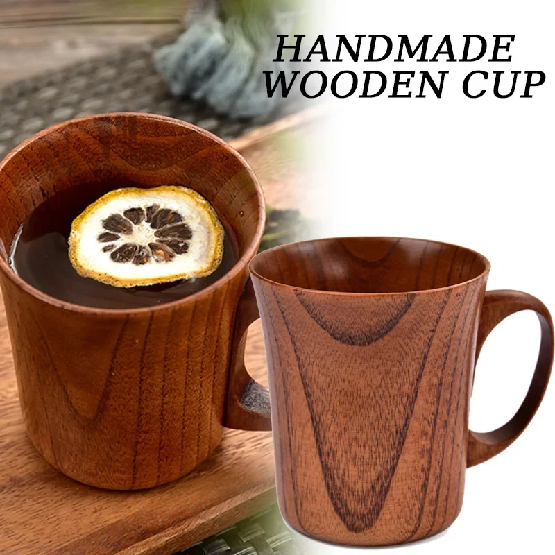 Japanese Creative Jujube Sour Wood Household High Beauty, High Temperature Resistant Tea, Coffee, Beer Cup