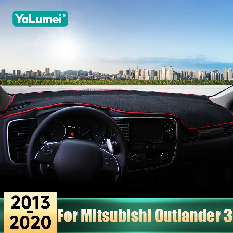 

For Mitsubishi Outlander 3 2013 2014 2015 2016 2017 2018 2019 2020 Car Dashboard Cover Instrument Panel Carpets Sun Shade Pads