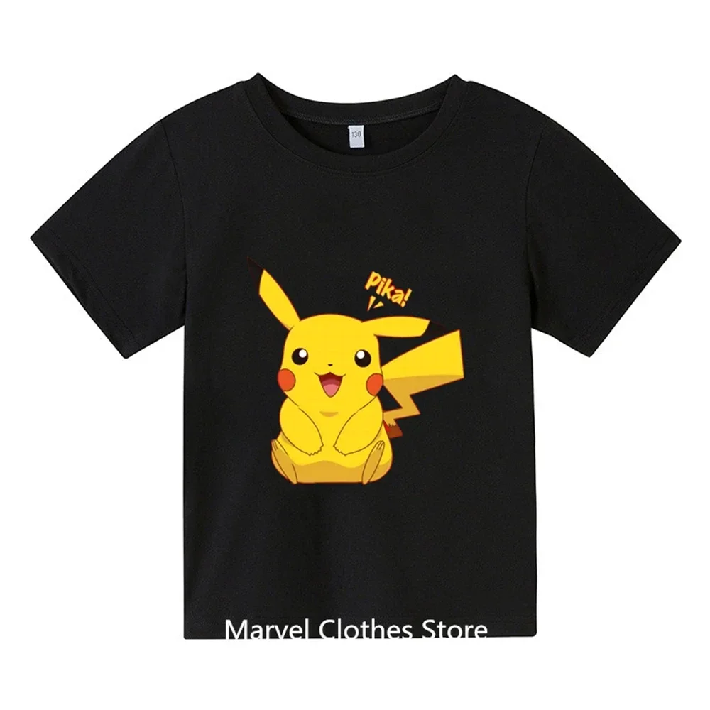 2024 Kawaii Stitch- Tshirt Kids Summer Boys and Girls Anime Sonic- T-shirt Japaneseboys Clothes 3yrs to 14yrss