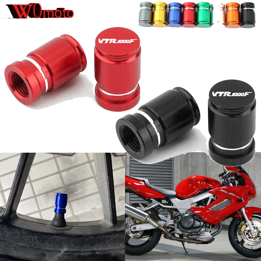 New FOR HONDA VTR1000F VTR1000 SP-1 SP1 SP-2 FV FW FX FIRESTORM Accessories Motorcycle Tire Valve Cap Moto Wheel Tyre Stem Cover