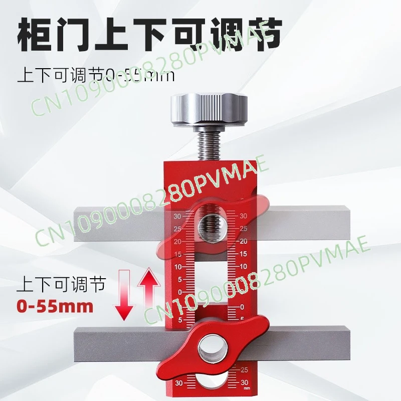 

Wardrobe Hanging Cabinet Door Installation Aid - Aluminum Alloy Rebound Leveler DIY Woodworking Tool