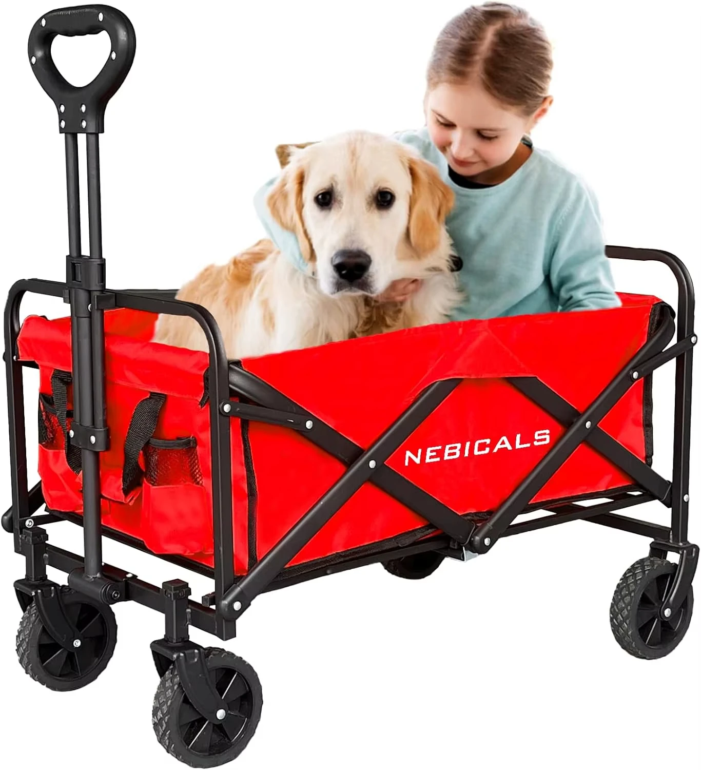 

Small Folding Wagon Cart With Wheels Outdoor Garden Beach Camping Trolley Cart Fishing Shopping Tour Hand Luggage Cart