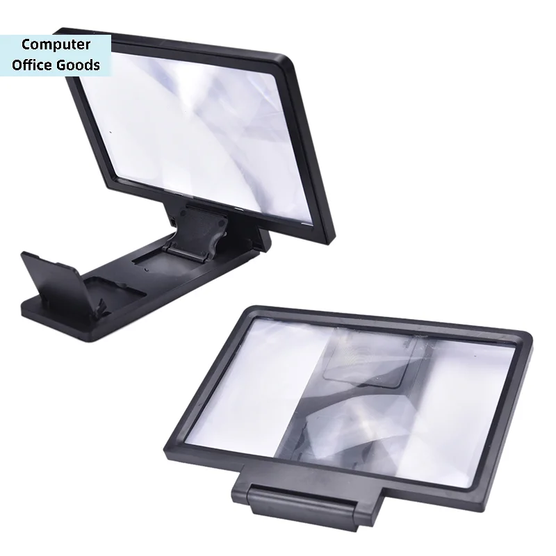 【Mobile Phone 3D Screen HD Video Amplifier Magnifying Glass Stand Popular】 - view 3