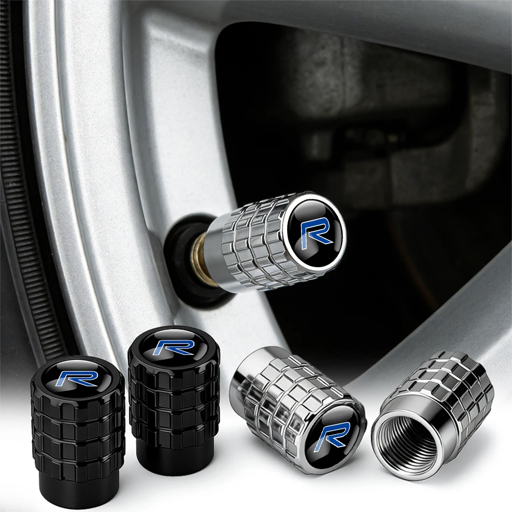 4pcs Car Metal Badge Wheel Tire Valve Air Caps Stem Cover For Volvo V60 V40 XC90 S60 XC60 S90 V90 CX70 XC40 C40 C70 EX90 Rdesign