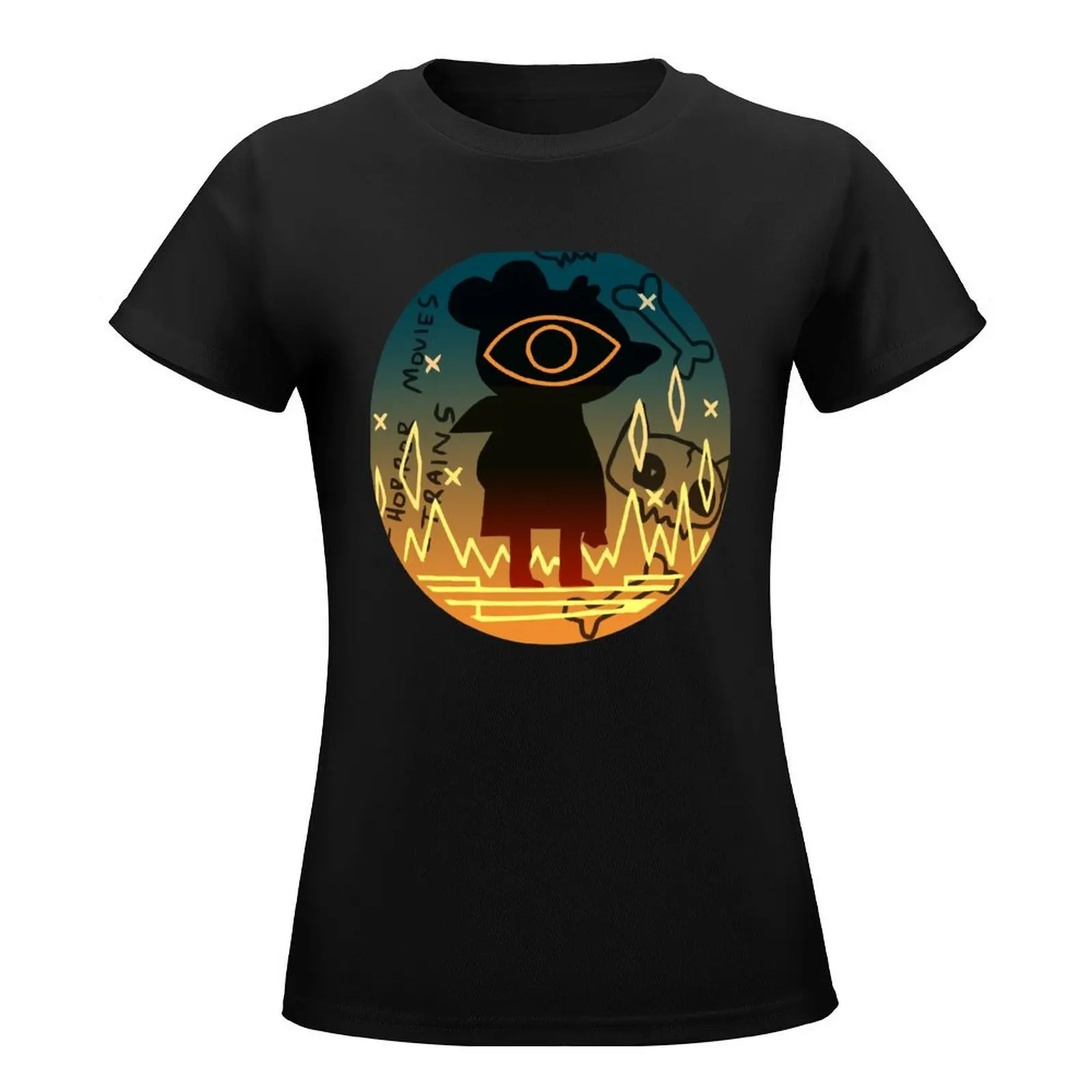 Night In The Woods Horrorshow Lori M T-Shirt lady clothes summer tops tees Women's tee shirt