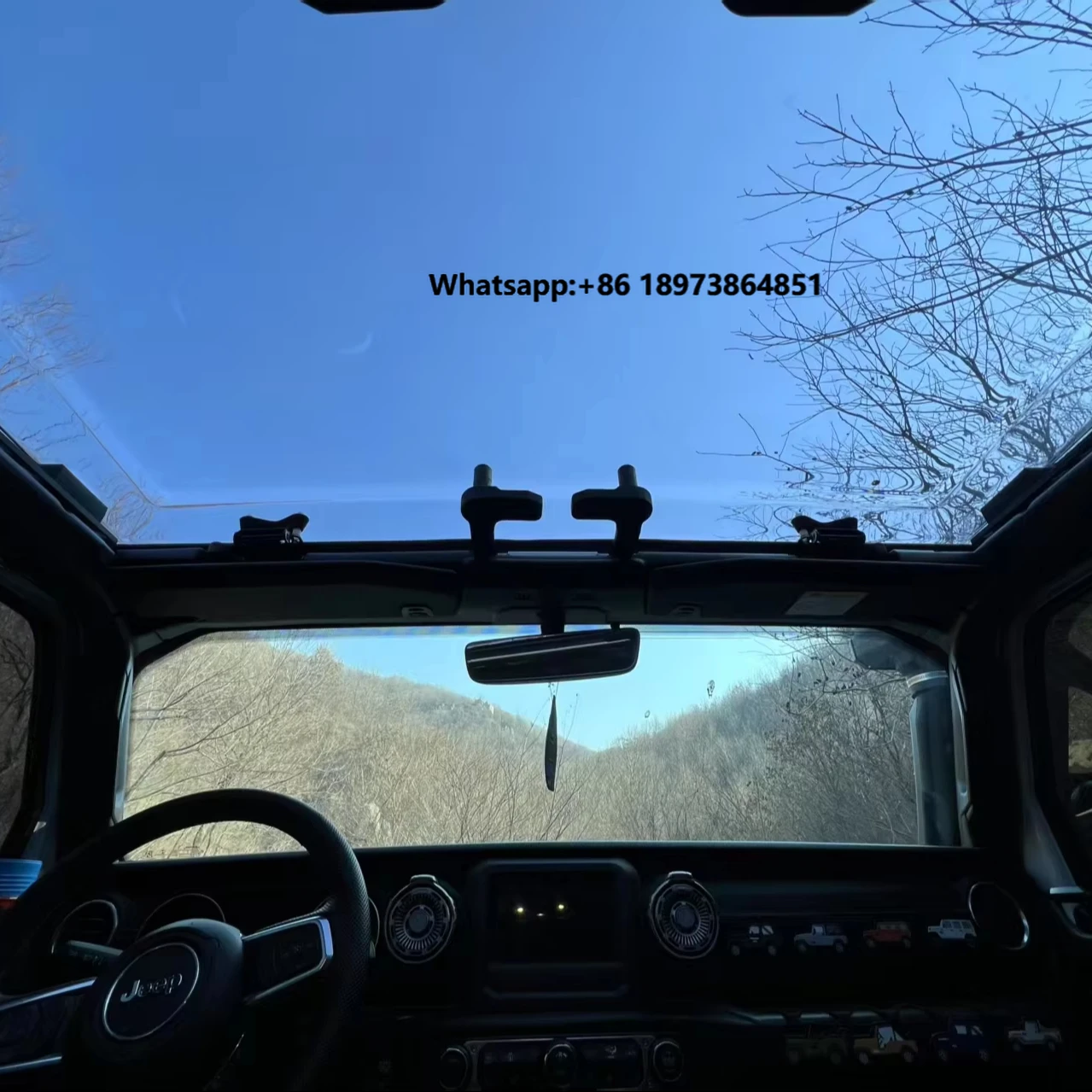 

Transparent Half Hard Top for Jeep JL JT 2018-2024 Car Accessories