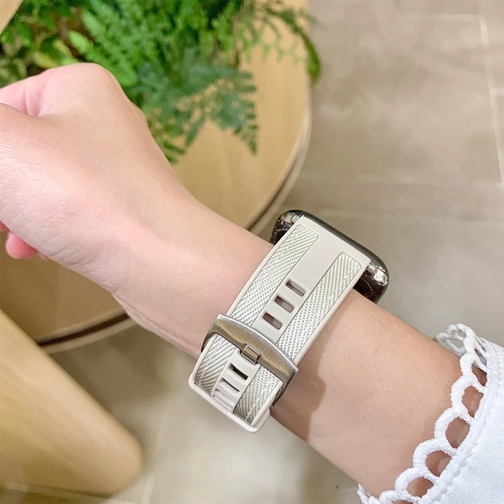 Composite Silicone Strap For Apple Watch Bands 42mm-46mm 41mm/45mm 44mm 49mm Bracelet iwatch Series 11 10 8 7 6 5 9 Ultra 2-3