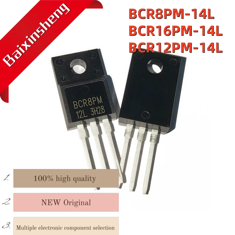 

10PCS high quality BCR8PM-14L BCR8PM BCR16PM-14L BCR16PM BCR12PM-14L BCR12PM TO-220F thyristor