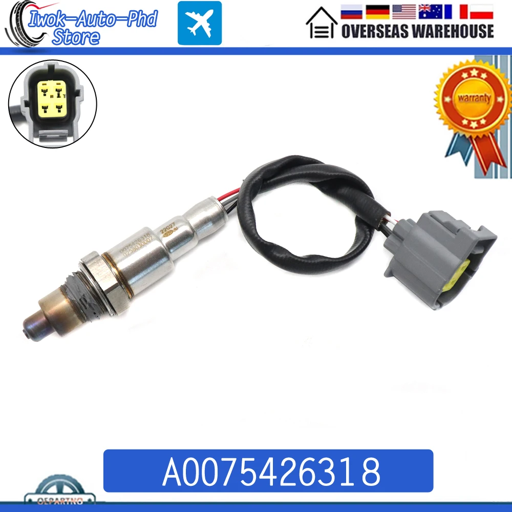 A0075426318 Air Fuel Ratio Lambda O2 Oxygen Sensor For Mercedes-Benz A180 A200 A250 B180 B250 CLA250 CLA45 AMG