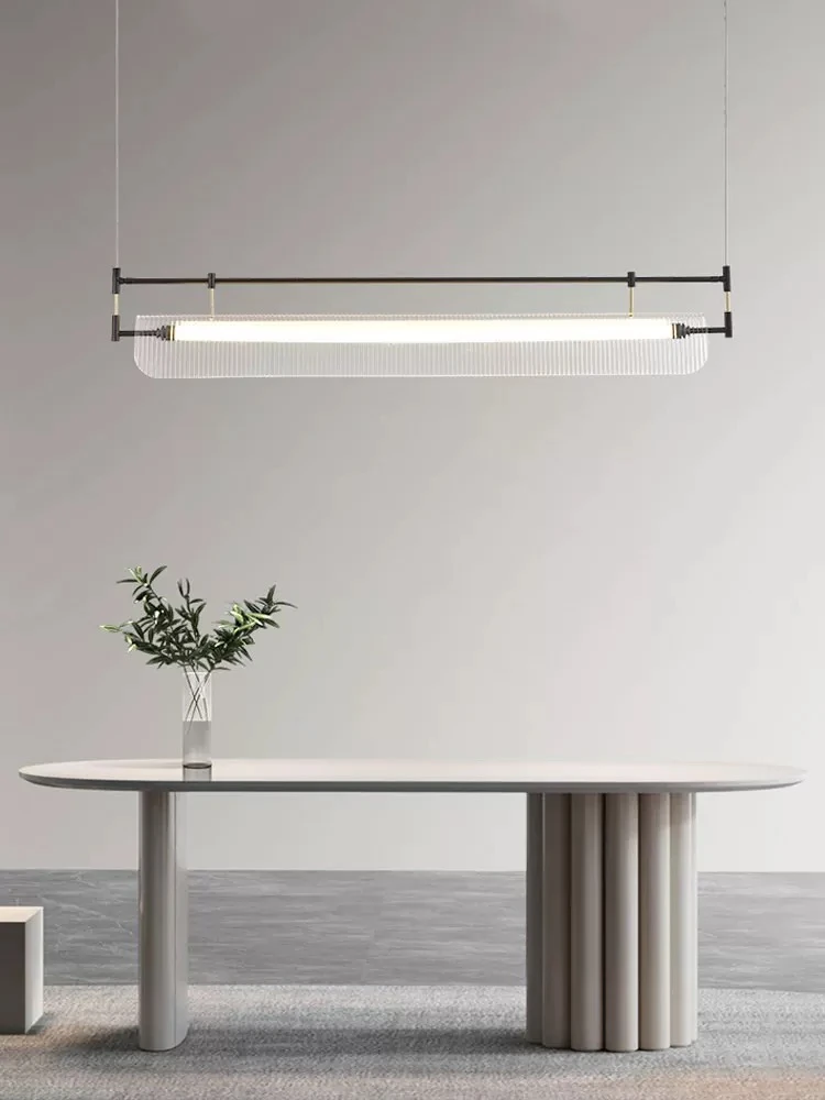 

New Minimalist Modern Living Room Dining Table Long Chandelier Creative Nordic Study Office Lighting Home Lamps