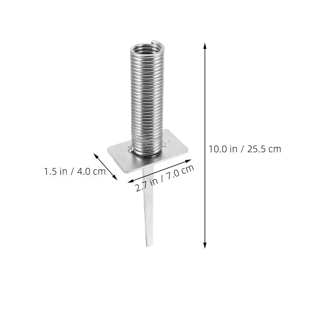 3pcs Football Field Marker Nails Spring-Loaded Ground Stake For Soccer Training Durable Detachable Flag Spike