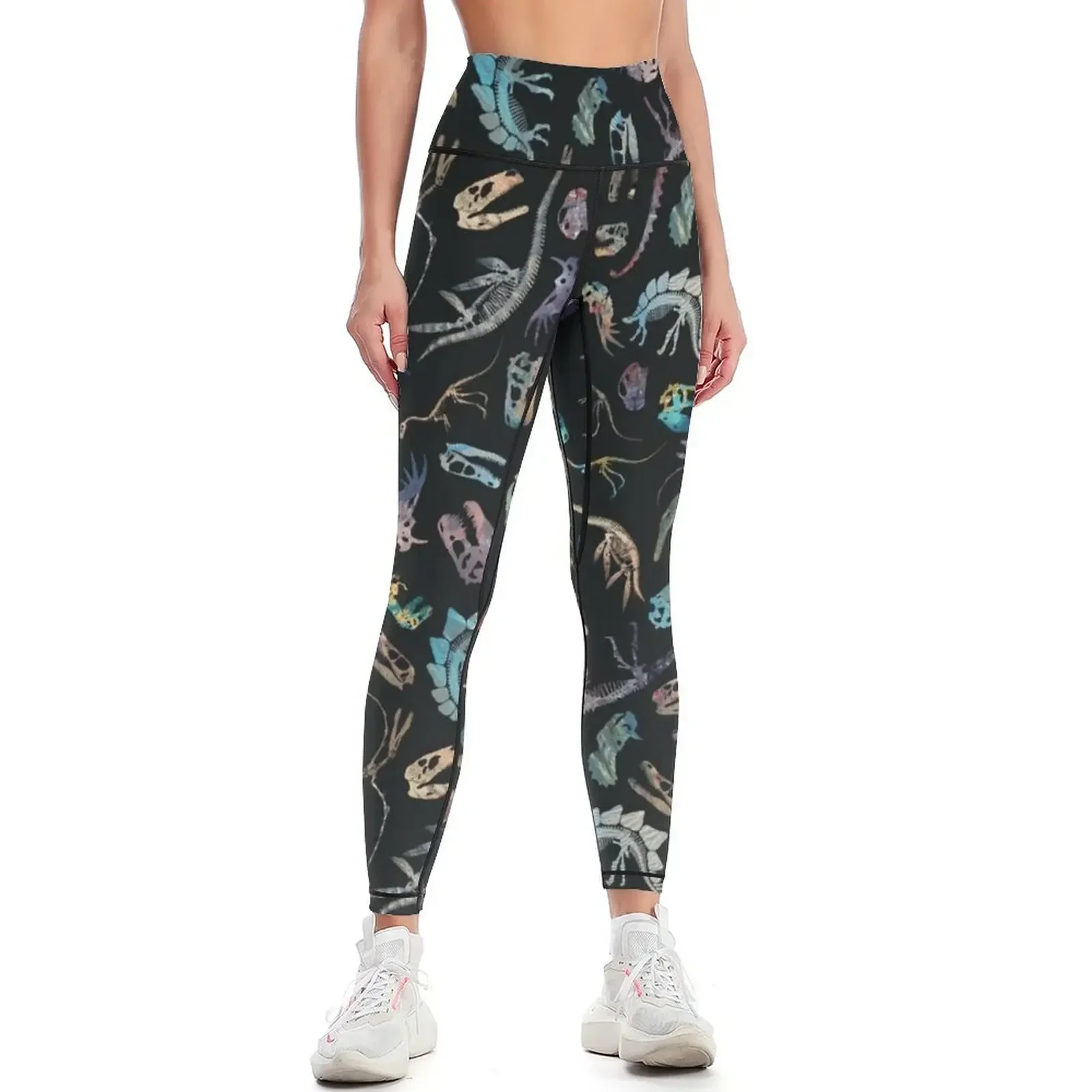 

Dinosaurs (Dark) Leggings Women's sports for fitness Pants sport push up legging Womens Leggings