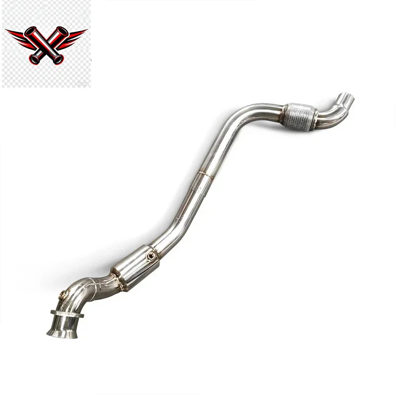 Piezas de escape automotrices de acero inoxidable para Ford Mustang 2,3 T 2013-2018 cabezal de escape de afinación bajante de escape directo