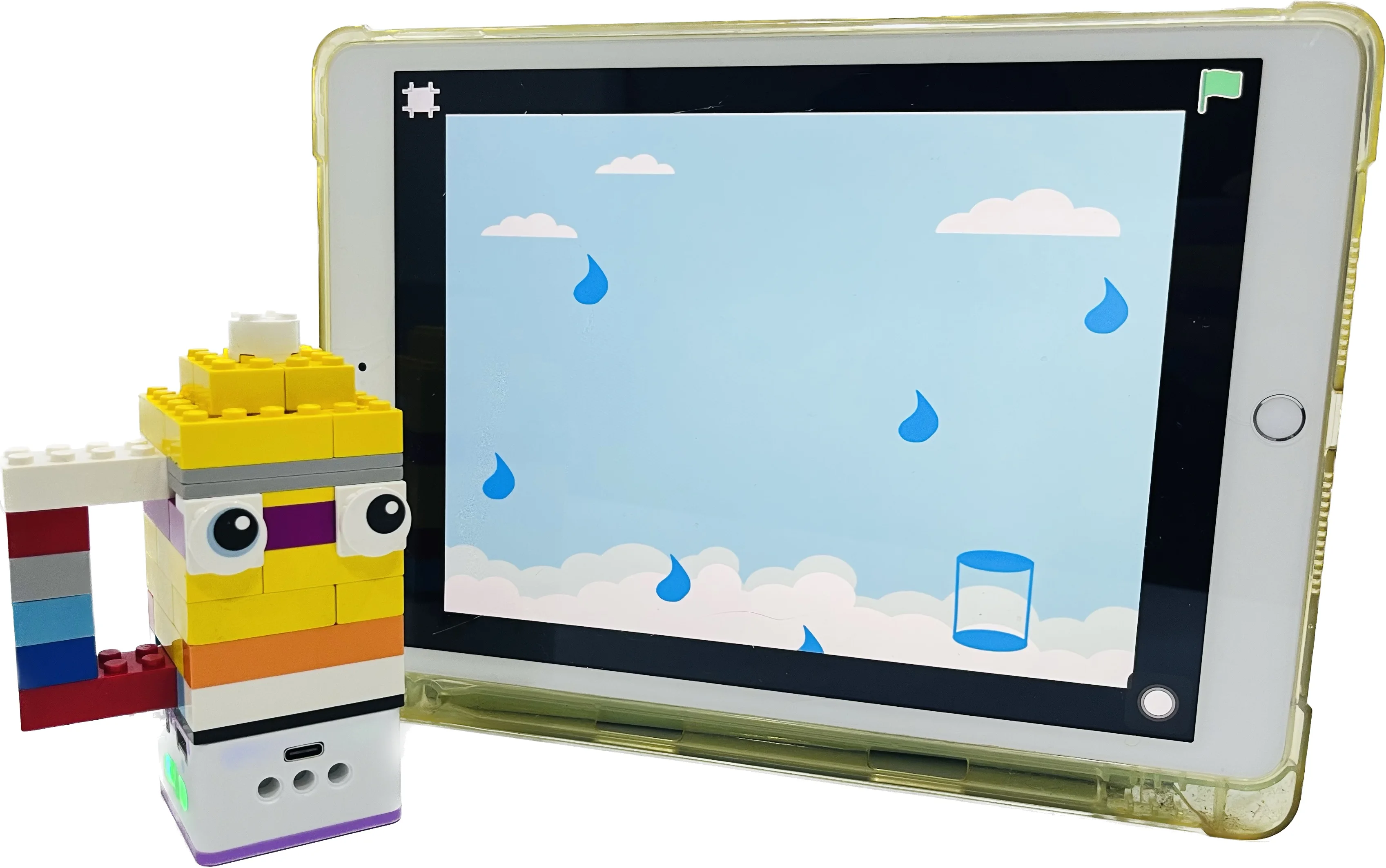 ICQbot التفاعلية الترميز روبوت مجموعة AI روبوت لتقوم بها بنفسك لعبة مجسمة لتعليم البناء والبناء للأعمار 5-7 سنوات