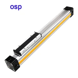 OSP Pneumatic Air Cylinder Bore 16/25/32/40/50/63mm Mechanically Jointed Double Acting Rodless High Thrust OSP-25