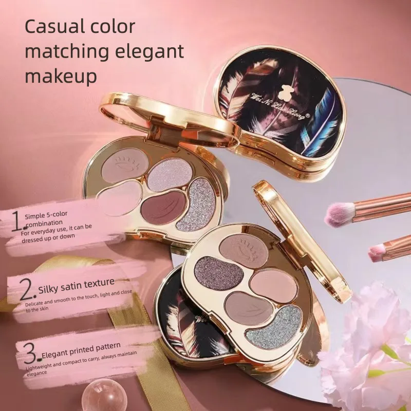 

Five-color Diamond Eyeshadow Palette In A National Trend Style