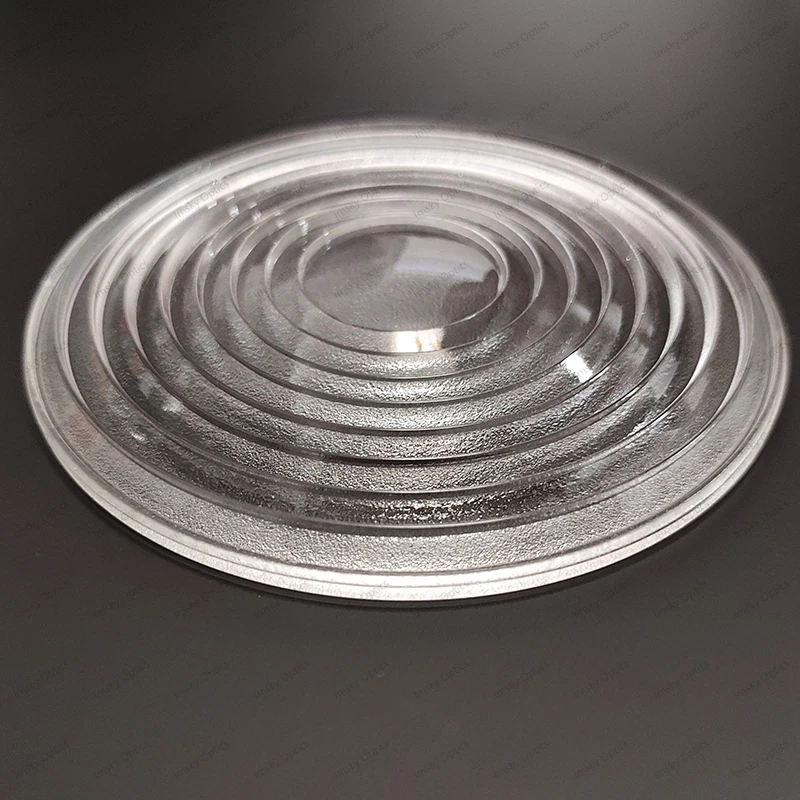 Diameter 50mm 80mm 110mm 112mm 120mm 130mm 150mm kaca Fresnel lensa tinggi borosilikat lampu sorot lensa