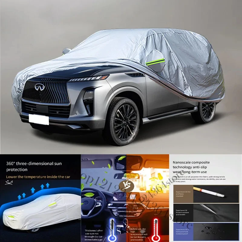 

For Infiniti-QX80--Auto Anti snow Anti dust Anti-uv Anti peeling paint And Anti Rainwater 210t Car cover protection