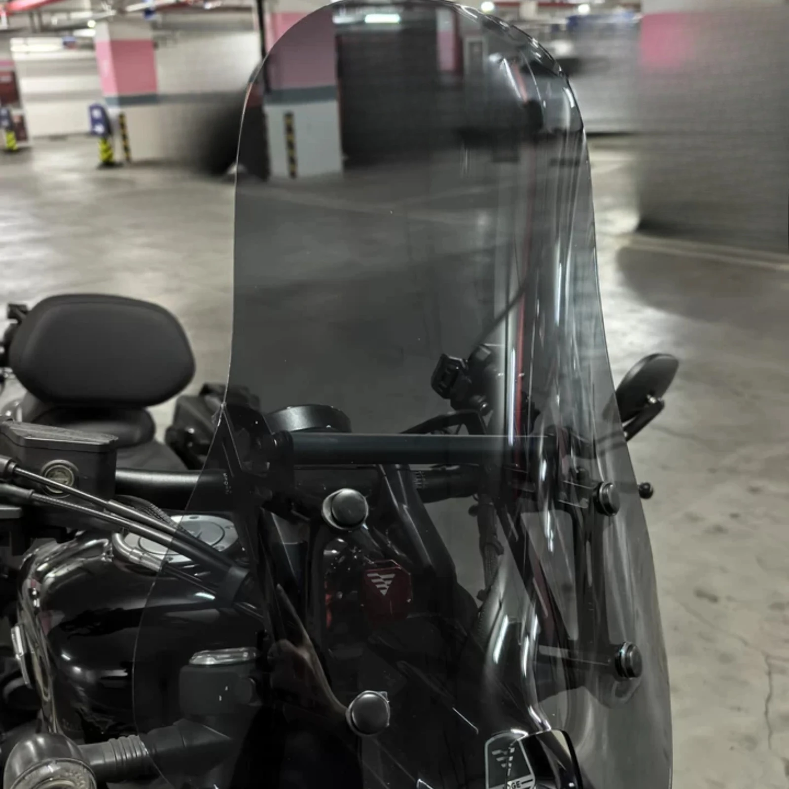 Modified Heightened Widened Front Windshield For VOGE CU625 Fit Motorcycle Upgrade Windscreen Wind Deflector Modification Parts