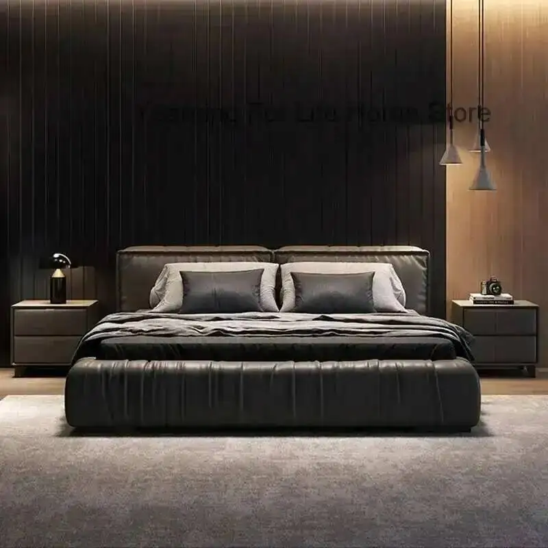 Headboards Multifunctional Modern Massage Bed Loft Storage Children King Size Cheap Bed Princess Cama Solteiro Patio Furniture