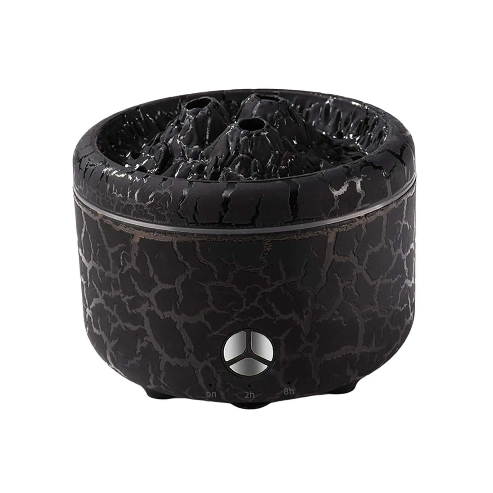 Umidificatore per aromaterapia a fiamma silenzioso spegnimento automatico portatile 2 colori chiari a fiamma Mini umidificatore per scrivania Yoga camera da letto Home Hotel